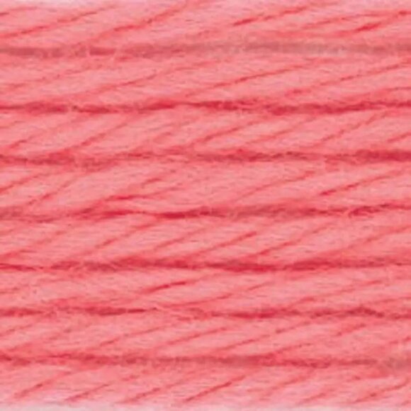 Hand Knit Twisted Winter Headband - Strawberry Pink - Picture 2 of 2